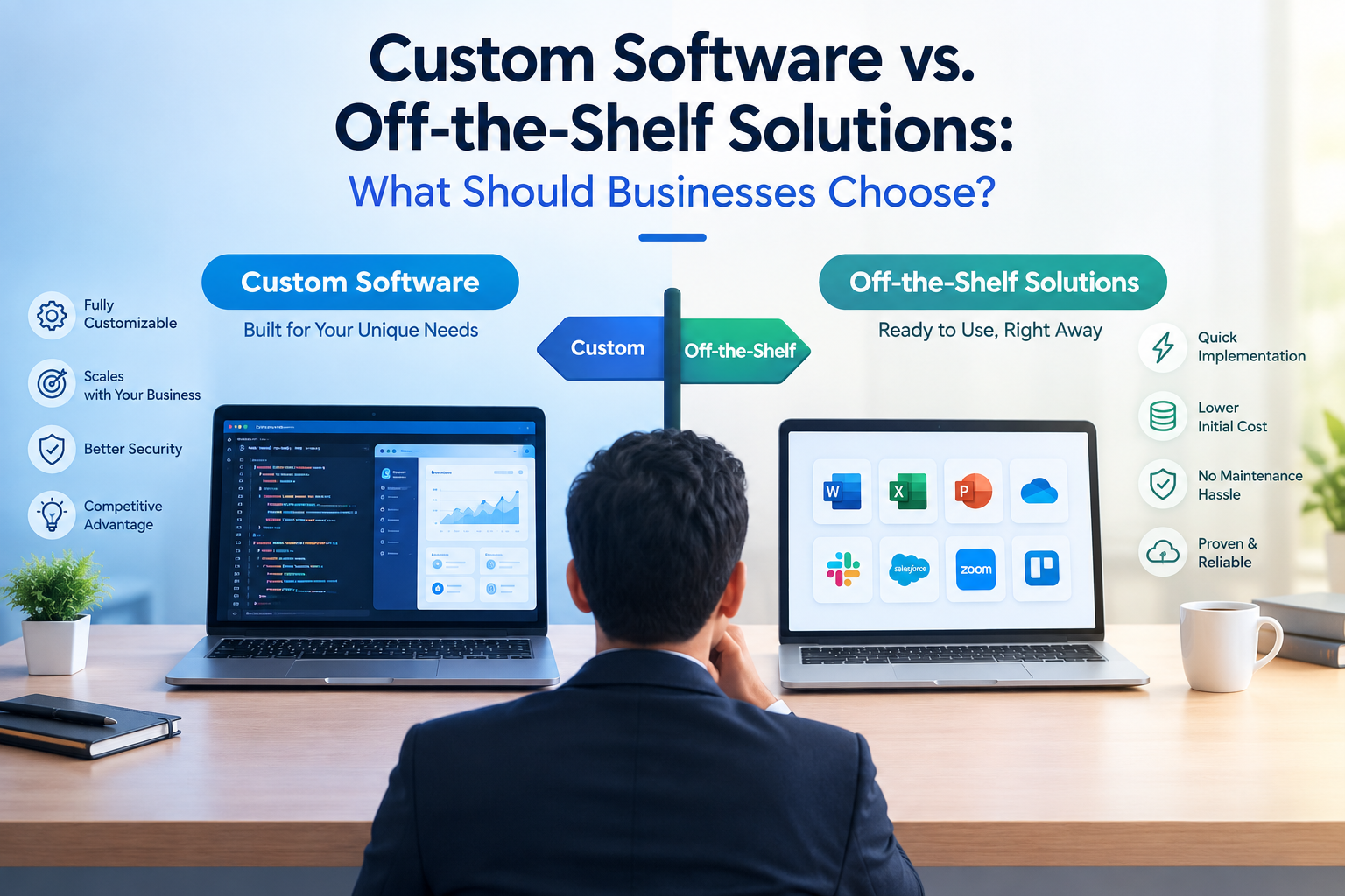 Custom Software vs. Off-the-Shelf Solutions: What Should Businesses Choose?
